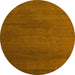 Round Abstract Sedona Brown Modern Rug, abs5554