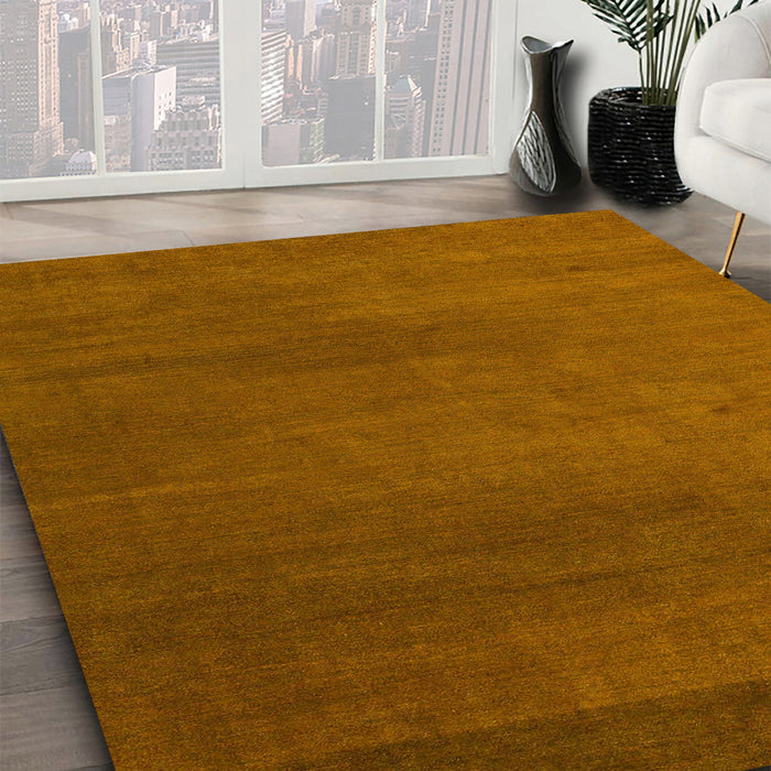 Machine Washable Abstract Sedona Brown Rug in a Family Room, wshabs5554