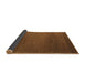 Sideview of Abstract Brown Modern Rug, abs5554brn