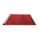 Modern Red Washable Rugs