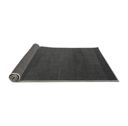 Sideview of Abstract Gray Modern Rug, abs5554gry