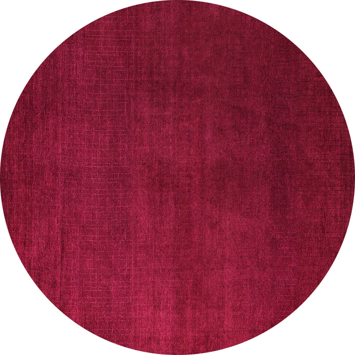 Round Abstract Pink Modern Rug, abs5555pnk