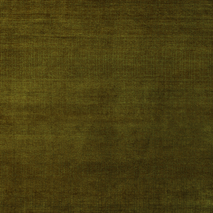 Square Machine Washable Abstract Green Modern Area Rugs, wshabs5555grn