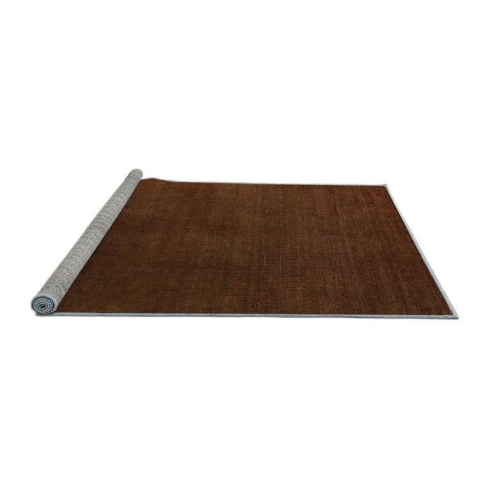 Sideview of Machine Washable Abstract Light Blue Modern Rug, wshabs5555lblu
