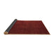 Sideview of Abstract Brown Modern Rug, abs5555brn