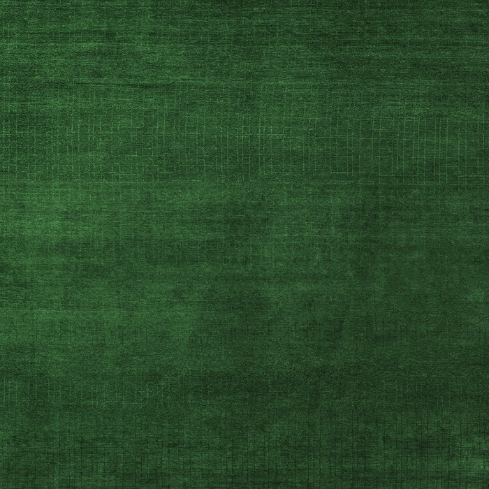 Square Machine Washable Abstract Emerald Green Modern Area Rugs, wshabs5555emgrn