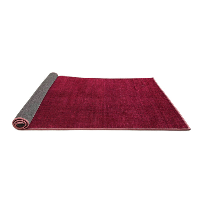 Sideview of Abstract Pink Modern Rug, abs5555pnk