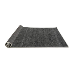 Sideview of Abstract Gray Modern Rug, abs5556gry