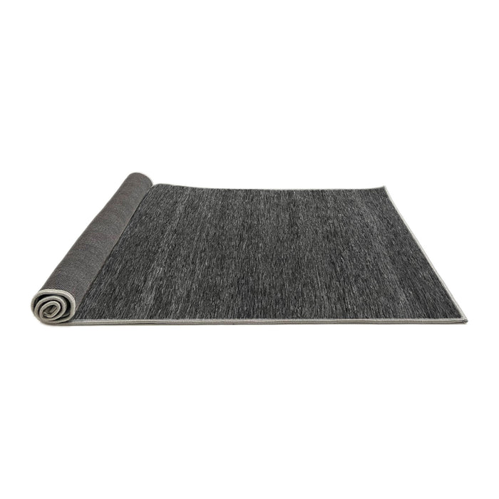 Sideview of Abstract Gray Modern Rug, abs5556gry