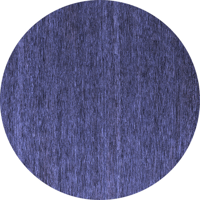 Round Machine Washable Abstract Blue Modern Rug, wshabs5556blu