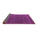 Sideview of Abstract Purple Modern Rug, abs5556pur