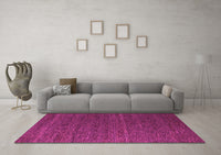 Machine Washable Abstract Pink Modern Rug, wshabs5556pnk