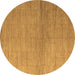 Round Abstract Brown Modern Rug, abs5557brn