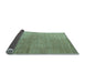 Sideview of Abstract Light Blue Modern Rug, abs5557lblu