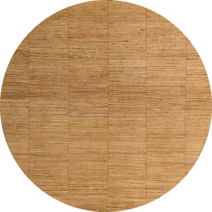 Round Abstract Sedona Brown Modern Rug, abs5557
