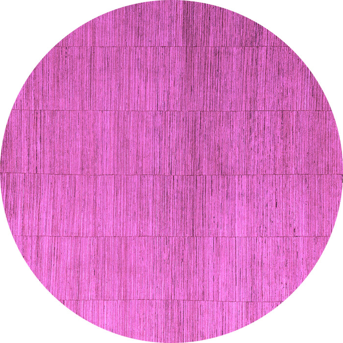 Round Abstract Purple Modern Rug, abs5557pur