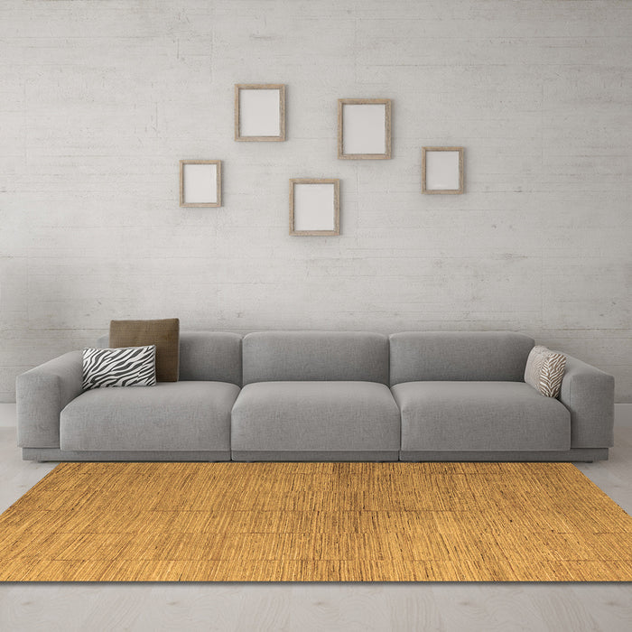 Machine Washable Abstract Brown Modern Rug in a Living Room,, wshabs5557brn