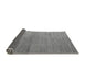 Sideview of Abstract Gray Modern Rug, abs5557gry