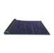 Sideview of Abstract Blue Modern Rug, abs5558blu