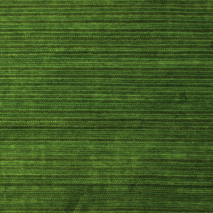 Square Machine Washable Abstract Green Modern Area Rugs, wshabs5558grn