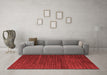 Modern Red Washable Rugs