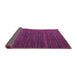 Sideview of Abstract Purple Modern Rug, abs5558pur