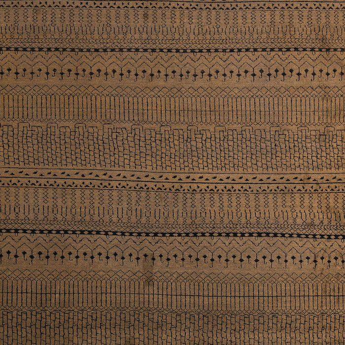 Abstract Light Brown Modern Rug, abs5559