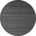 Round Machine Washable Abstract Gray Modern Rug, wshabs5559gry