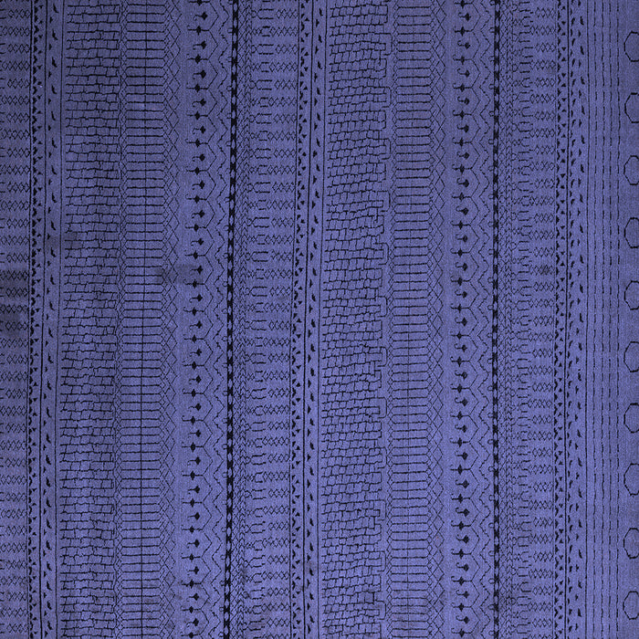Square Abstract Blue Modern Rug, abs5559blu
