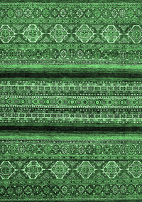 Abstract Emerald Green Modern Rug, abs555emgrn