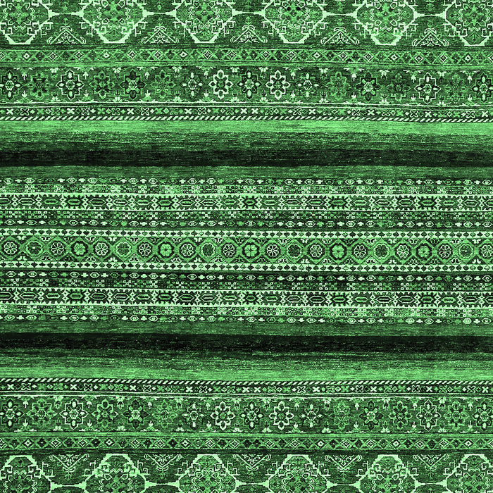 Abstract Emerald Green Modern Rug, abs555emgrn