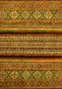 Abstract Yellow Modern Rug, abs555yw