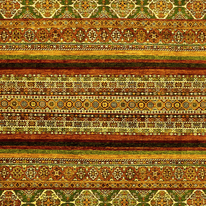 Abstract Yellow Modern Rug, abs555yw