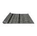 Sideview of Abstract Gray Modern Rug, abs555gry