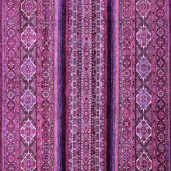Square Abstract Purple Modern Rug, abs555pur