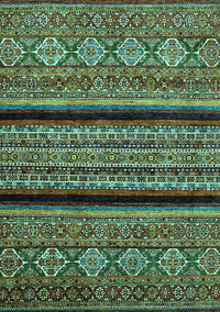 Abstract Turquoise Modern Rug, abs555turq