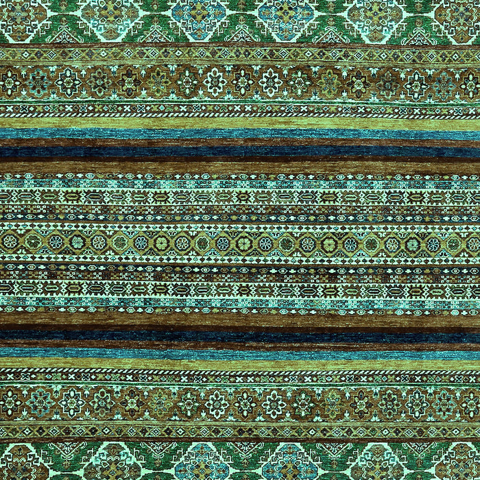 Abstract Turquoise Modern Rug, abs555turq