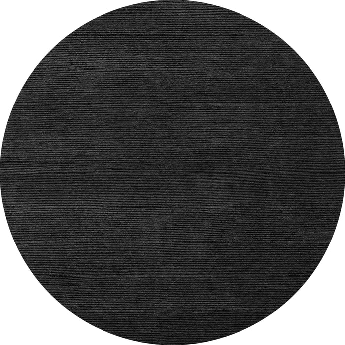 Round Abstract Gray Modern Rug, abs5560gry