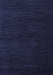 Abstract Blue Modern Rug, abs5560blu