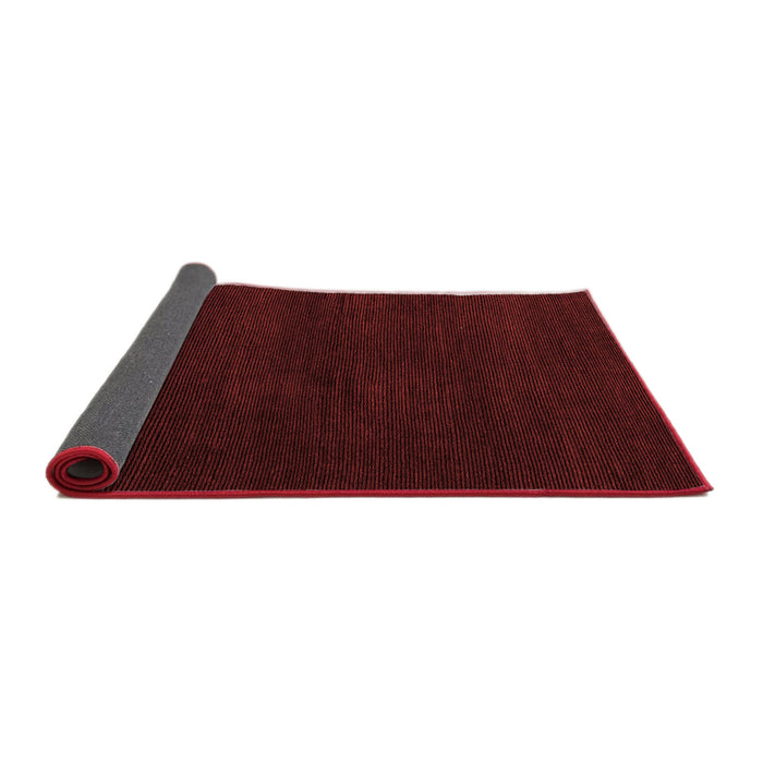 Abstract Red Modern Area Rugs
