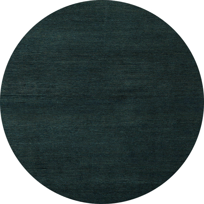 Round Abstract Light Blue Modern Rug, abs5560lblu