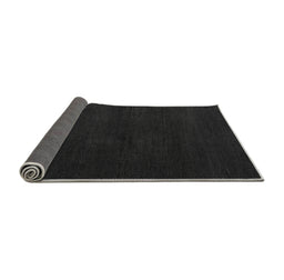 Sideview of Abstract Gray Modern Rug, abs5560gry
