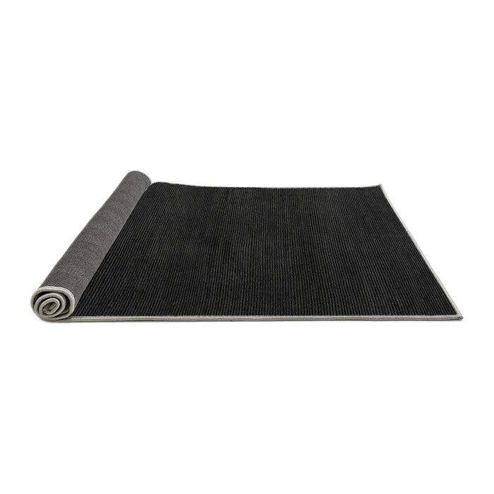 Sideview of Abstract Gray Modern Rug, abs5560gry