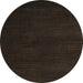 Round Machine Washable Abstract Milk Chocolate Brown Rug, wshabs5560