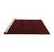 Modern Red Washable Rugs