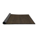 Sideview of Abstract Brown Modern Rug, abs5561