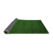 Sideview of Abstract Green Modern Rug, abs5561grn