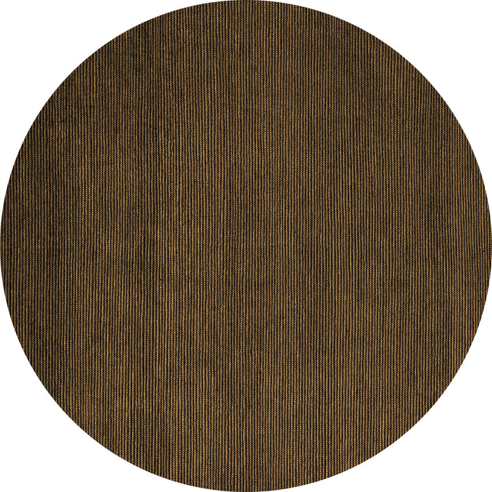 Round Abstract Brown Modern Rug, abs5561brn