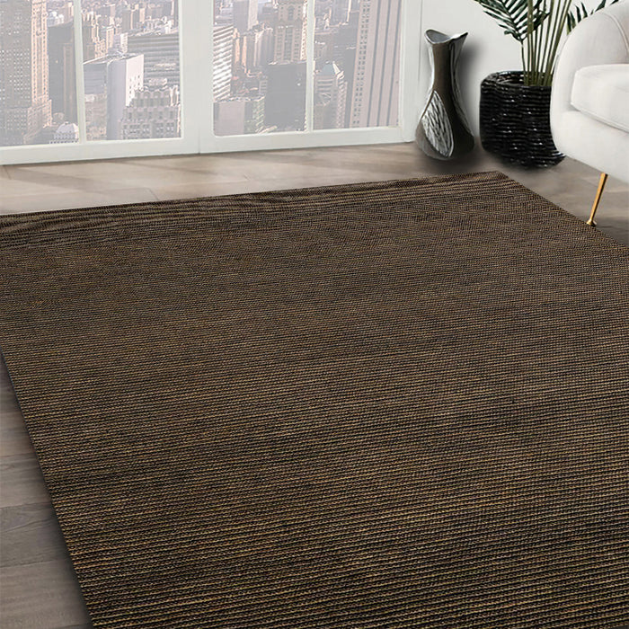 Machine Washable Abstract Brown Rug in a Family Room, wshabs5561