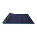 Sideview of Abstract Blue Modern Rug, abs5561blu